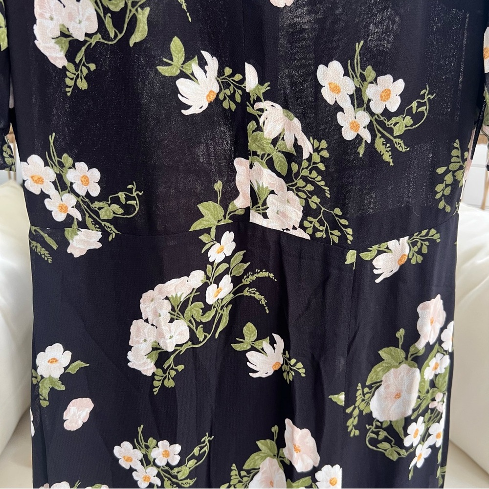 Reformation Black Floral Maxi Dress - Picture 6 of 15